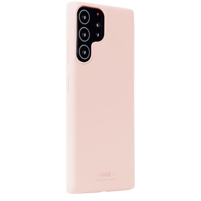 Bild 2, holdit holdit Samsung Galaxy S22 Ultra Mobilskal Silikon Blush Pink - Teknikhallen.se