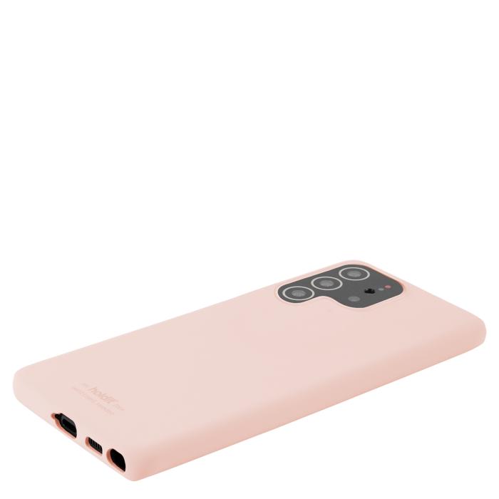 Bild 3, holdit holdit Samsung Galaxy S22 Ultra Mobilskal Silikon Blush Pink - Teknikhallen.se