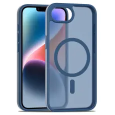  iPhone 17e / 16e Skal MagSafe Skin Touch Bl&aring; - Teknikhallen.se