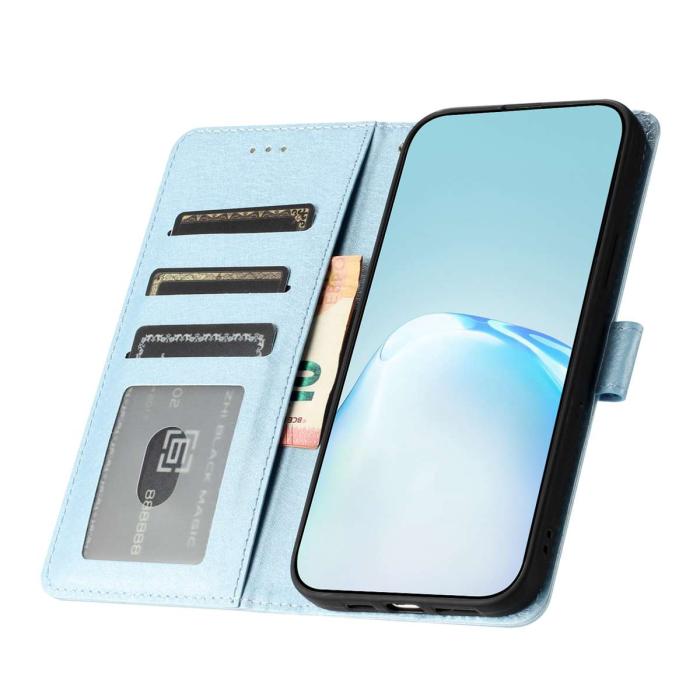 Bild 5,  OnePlus Nord CE5 Fodral Läder Ljus Blå - Teknikhallen.se