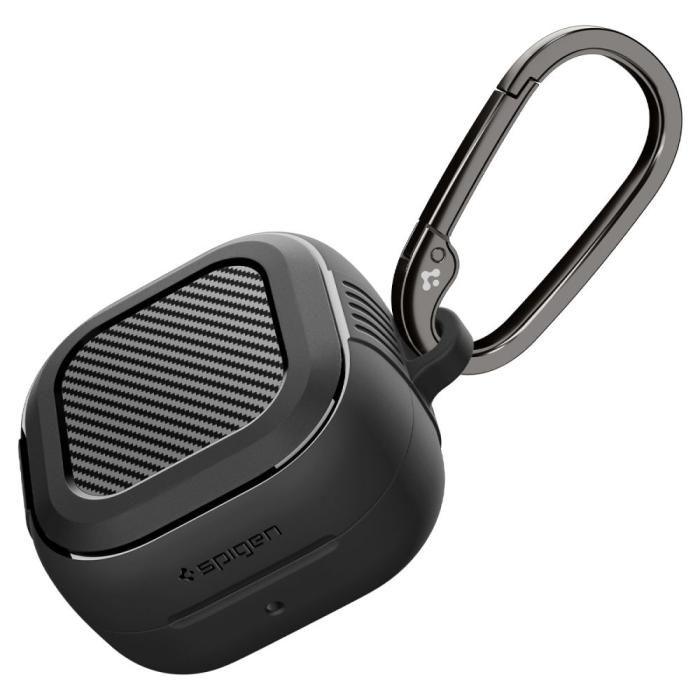 Bild 4, Spigen Spigen Galaxy Buds 4 / 4 Pro Skal Rugged Armor Matt Svart - Teknikhallen.se