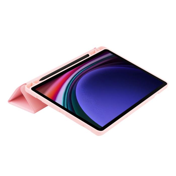 Bild 2, Tech-Protect Tech-Protect Galaxy Tab S9 FE Fodral SmartCase Pennhållare Rosa - Teknikhallen.se