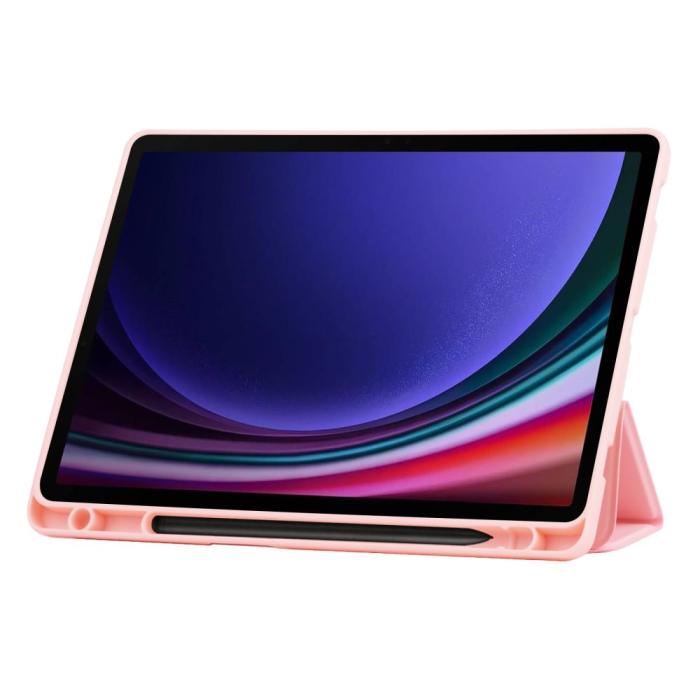 Bild 4, Tech-Protect Tech-Protect Galaxy Tab S9 FE Fodral SmartCase Pennhållare Rosa - Teknikhallen.se