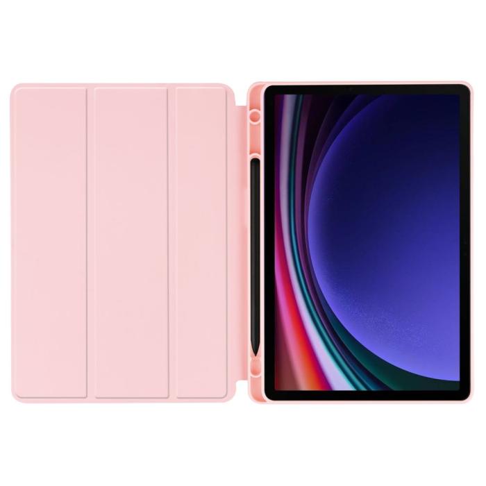 Bild 5, Tech-Protect Tech-Protect Galaxy Tab S9 FE Fodral SmartCase Pennhållare Rosa - Teknikhallen.se