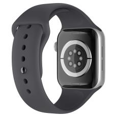 ColorPop Apple Watch 38/40/41/42 mm Silikon Armband (S/M) M&ouml;rk Gr&aring; - Teknikhallen.se