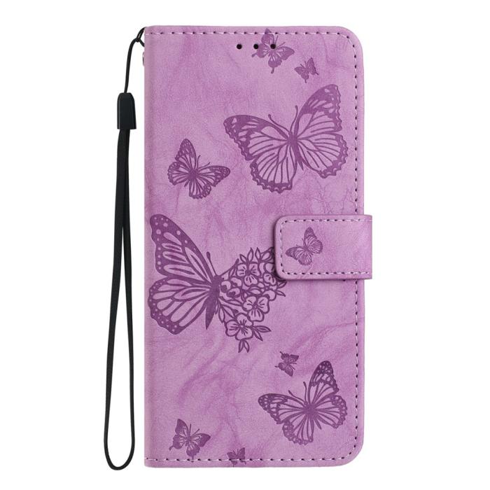 Bild 5,  Samsung Galaxy S26 Fodral Fjäril Tryck Lila - Teknikhallen.se