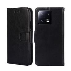  Xiaomi 13 Pro 5G Fodral Solid L&auml;der Svart - Teknikhallen.se