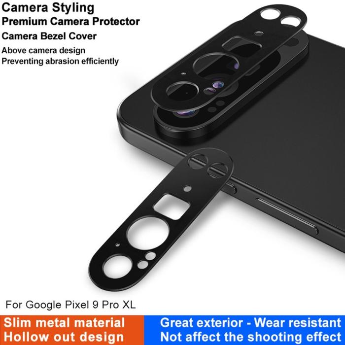 Bild 3, IMAK IMAK Google Pixel 9 Pro XL Linsskydd Metall Svart - Teknikhallen.se