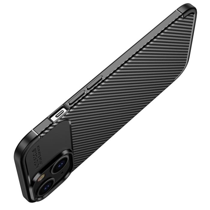 Bild 4,  iPhone 14 Pro Max Skal Kolfiber Textur Blå - Teknikhallen.se
