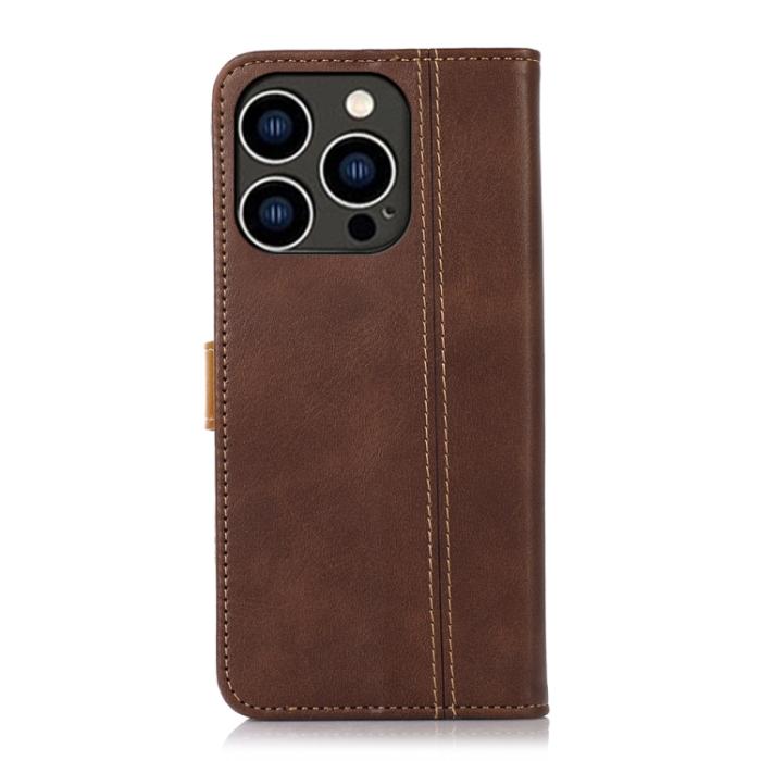 Bild 3,  iPhone 15 Pro Fodral Dual-Color Brun - Teknikhallen.se