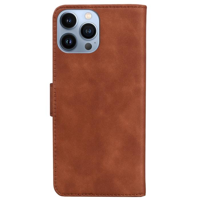 Bild 3,  iPhone 15 Pro Fodral Skin Touch Brun - Teknikhallen.se