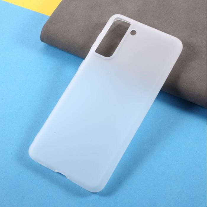 Bild 2,  Samsung Galaxy S21 Plus - Matt TPU Skal - Transparent - Teknikhallen.se
