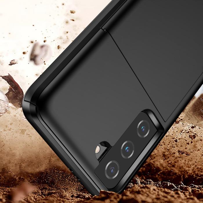 Bild 4,  Samsung Galaxy S21 Plus - Skal Med Kortfack - Svart - Teknikhallen.se