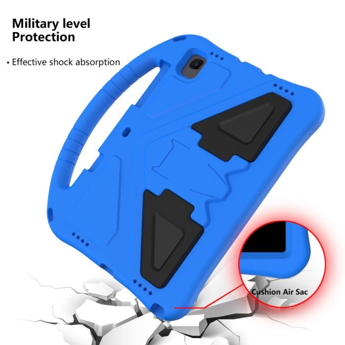 Bild 2,  Samsung Galaxy Tab A7 10.4 Skal Eva Med Kickstand För Barn Blå - Teknikhallen.se