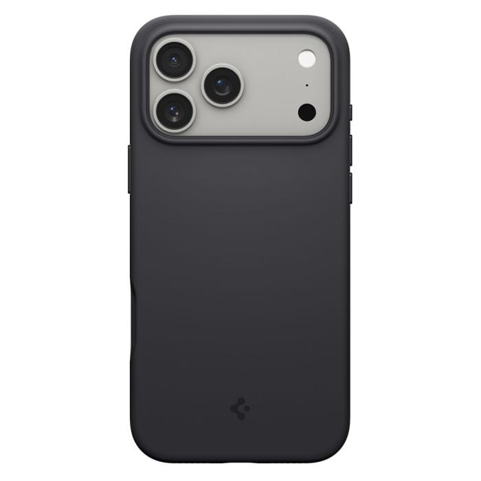 Bild 2, Spigen Spigen iPhone 17 Pro Max Skal MagSafe Silicone Fit Svart - Teknikhallen.se