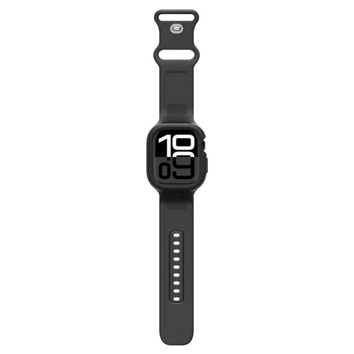 Bild 4, Spigen Spigen Apple Watch 11 / 10 42 mm Skal/Armband Vault Pro Matt Svart - Teknikhallen.se