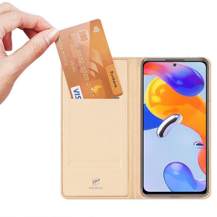 Bild 3, DUX DUCIS DUX DUCIS Xiaomi Redmi Note 11 Pro 5G Fodral Skin Pro Guld - Teknikhallen.se