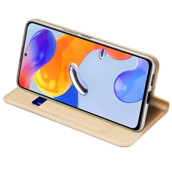 Bild 4, DUX DUCIS DUX DUCIS Xiaomi Redmi Note 11 Pro 5G Fodral Skin Pro Guld - Teknikhallen.se