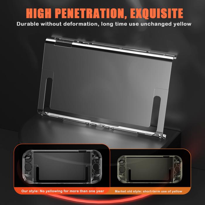 Bild 5,  Nintendo Switch 2 Skal Transparent - Teknikhallen.se