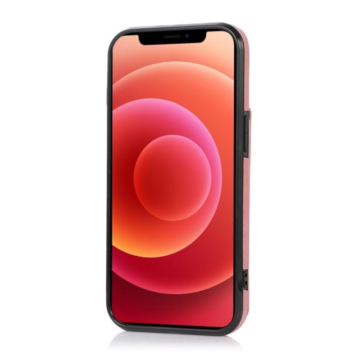 Bild 3,  iPhone 14 Plus Skal Med Kortfack Och Magnet Roséguld - Teknikhallen.se