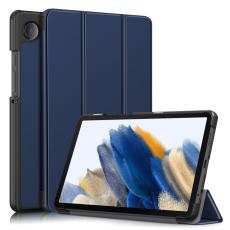  Samsung Galaxy Tab A9 Fodral Tri-Fold PU L&auml;der Bl&aring; - Teknikhallen.se