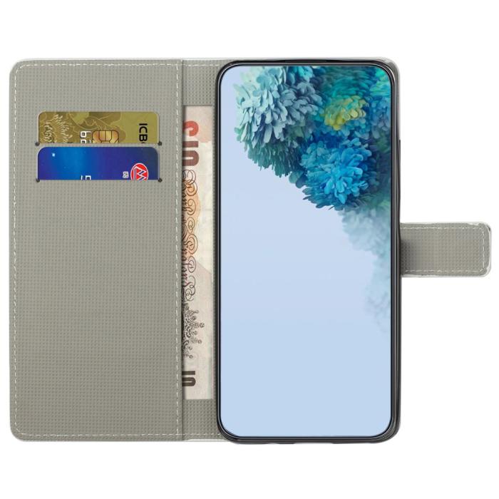 Bild 2,  Samsung Galaxy A15 5G Fodral Med Tryck Glittriga Fjärilar - Teknikhallen.se
