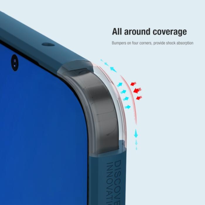 Bild 6, NILLKIN NILLKIN Samsung Galaxy S22 Skal Frosted Shield Svart - Teknikhallen.se