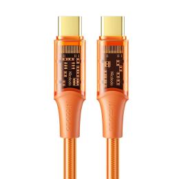 MCDODO Mcdodo 1.2m 100W PD USB-C - USB-C Kabel Orange - Teknikhallen.se