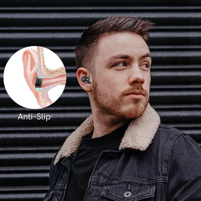 Bild 5, AHASTYLE AHASTYLE Galaxy Buds Pro 3 Öronpluggar 3-pack Svart - Teknikhallen.se