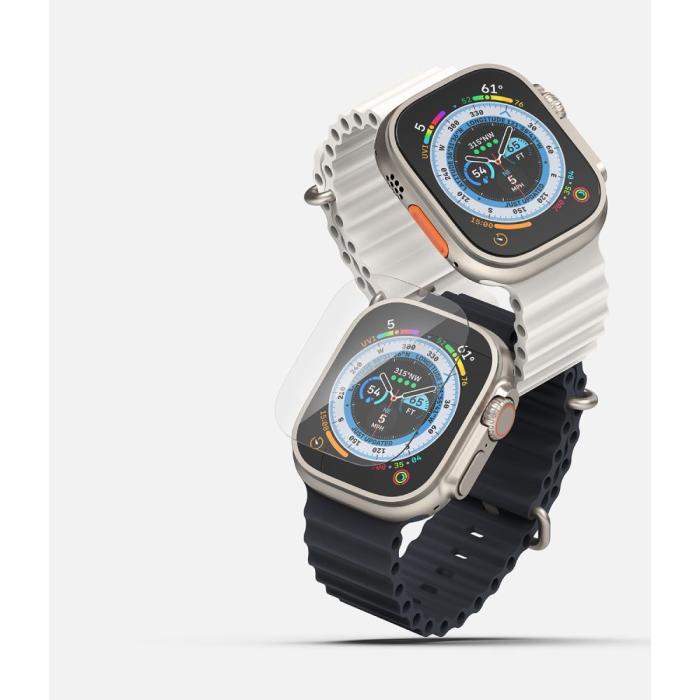 Bild 6, Ringke Ringke 4-PACK Härdat Glas ID Skärmskydd Apple Watch Ultra 49 mm - Teknikhallen.se