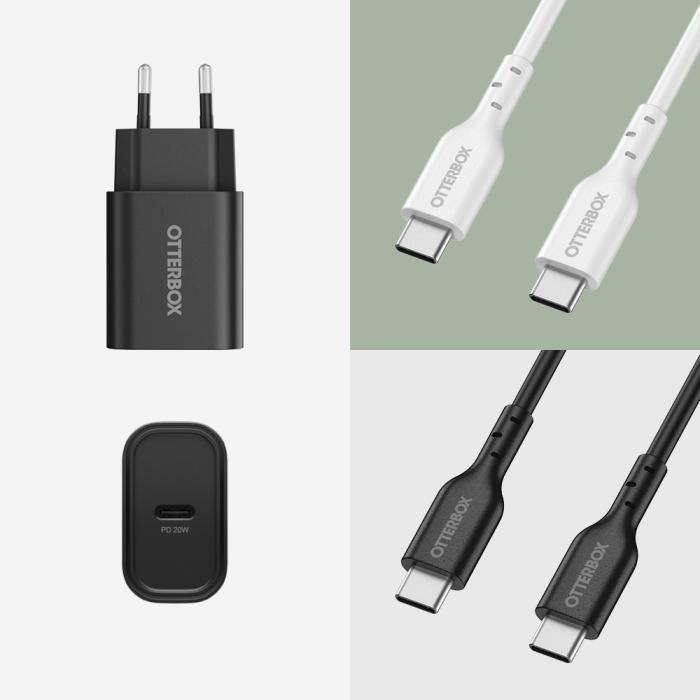 Bild 6, OtterBox OtterBox 20W PD USB-C Väggladdare Svart - Teknikhallen.se