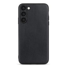  Samsung Galaxy S23 Plus Skal L&auml;derbelagt Svart - Teknikhallen.se