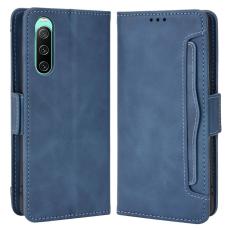 Sony Xperia 10 IV Fodral Avtagbart Kortfodral Bl&aring; - Teknikhallen.se