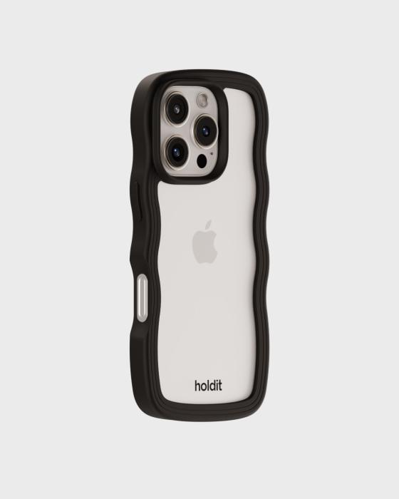 Bild 3, holdit holdit iPhone 16 Pro Max Skal Wavy Svart/Transparent - Teknikhallen.se