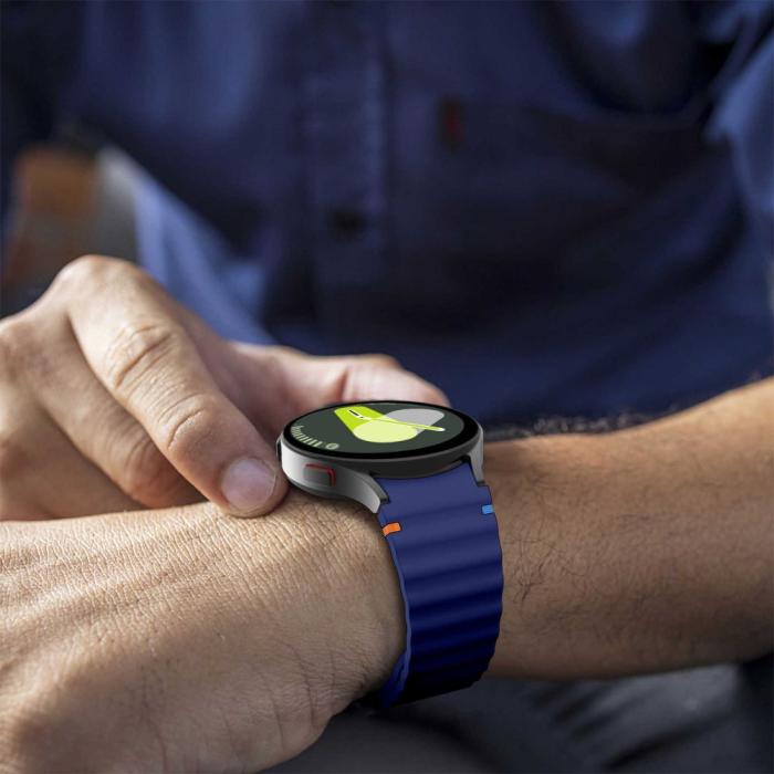 Bild 4, Tech-Protect Tech-Protect Galaxy Watch 4/5/5 Pro/6/7/FE Armband Silikon Sport - Teknikhallen.se