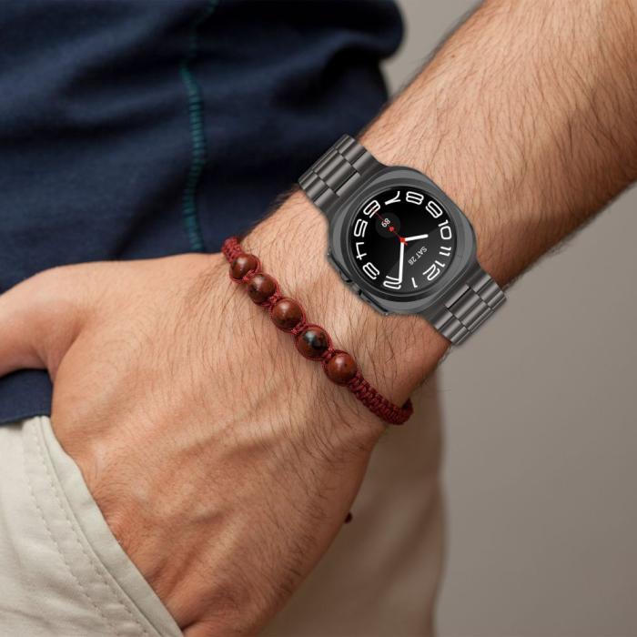 Bild 3, Tech-Protect Tech-Protect Galaxy Watch Ultra (2025) / 47 mm Armband Stainless - Teknikhallen.se