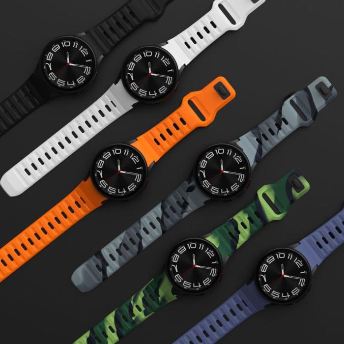 Bild 3, Tech-Protect Tech-Protect Galaxy Watch 4/5/5 Pro/6/7/FE Armband Silikon - Teknikhallen.se