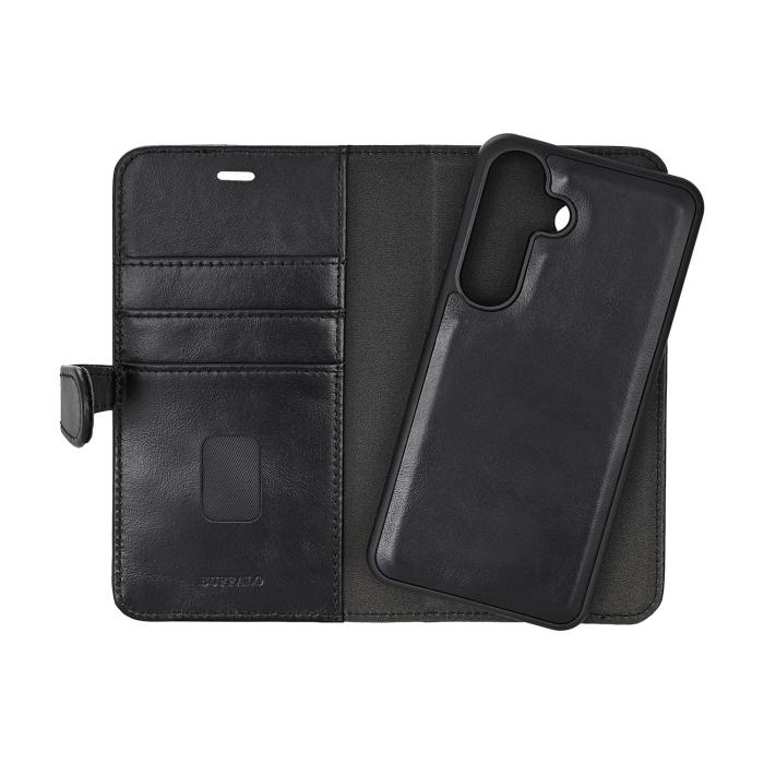 Bild 4, Buffalo Buffalo Samsung Galaxy S25 Fodral 2in1 Magnet / Skal Svart - Teknikhallen.se