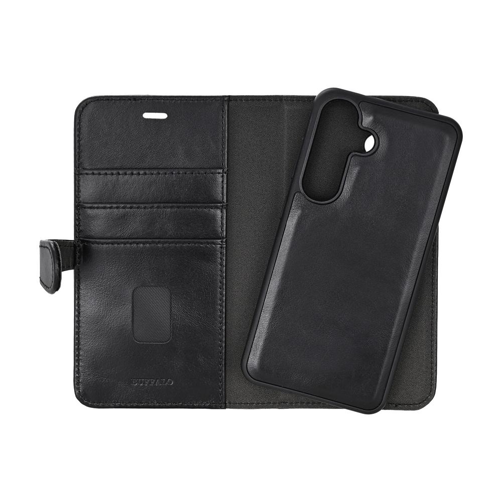 Buffalo Buffalo Samsung Galaxy S25 Fodral 2in1 Magnet / Skal Svart - Teknikhallen.se