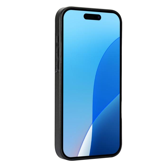 Bild 3,  iPhone 16 Pro Max Skal Med Kortfack Läder Svart - Teknikhallen.se