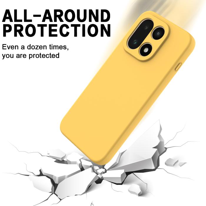 Bild 5,  OnePlus 15 Skal Liquid Silikon Gul - Teknikhallen.se
