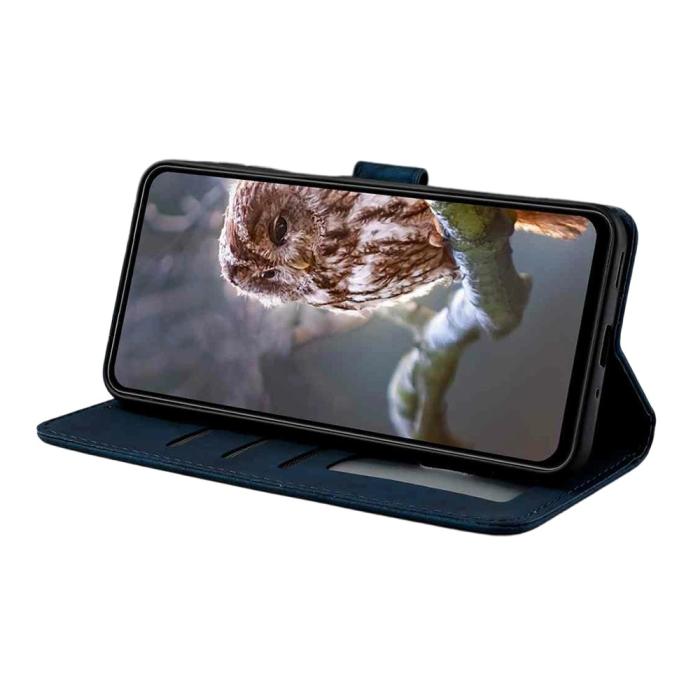 Bild 3,  Samsung Galaxy S26 Fodral Fjäril Tryck Blå - Teknikhallen.se