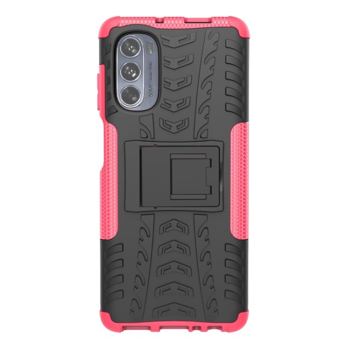 Bild 2,  Motorola Moto G62 5G Skal Ultimata Stöttåligt med Stöd Rosa - Teknikhallen.se