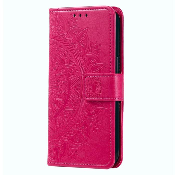 Bild 5,  Sony Xperia 5 IV Fodral Mandala Läder Rosa - Teknikhallen.se