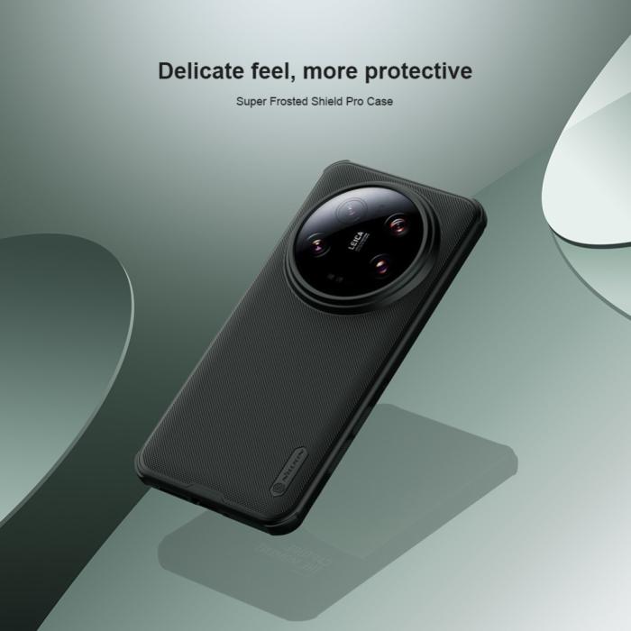 Bild 5, NILLKIN NILLKIN Xiaomi 14 Ultra Skal Frosted Shield Pro Svart - Teknikhallen.se