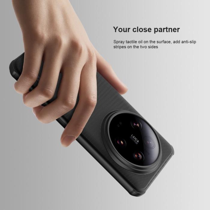 Bild 6, NILLKIN NILLKIN Xiaomi 14 Ultra Skal Frosted Shield Pro Svart - Teknikhallen.se