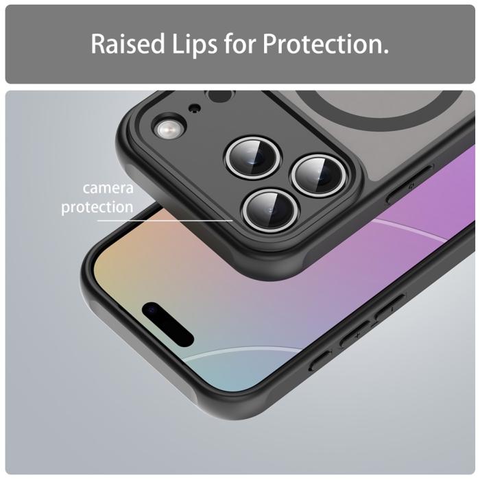 Bild 5,  iPhone 17 Pro Skal MagSafe Hybrid Svart - Teknikhallen.se