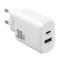 AMORUS Amorus 30W GaN PD QC USB-C / USB-A Väggladdare Vit - Teknikhallen.se