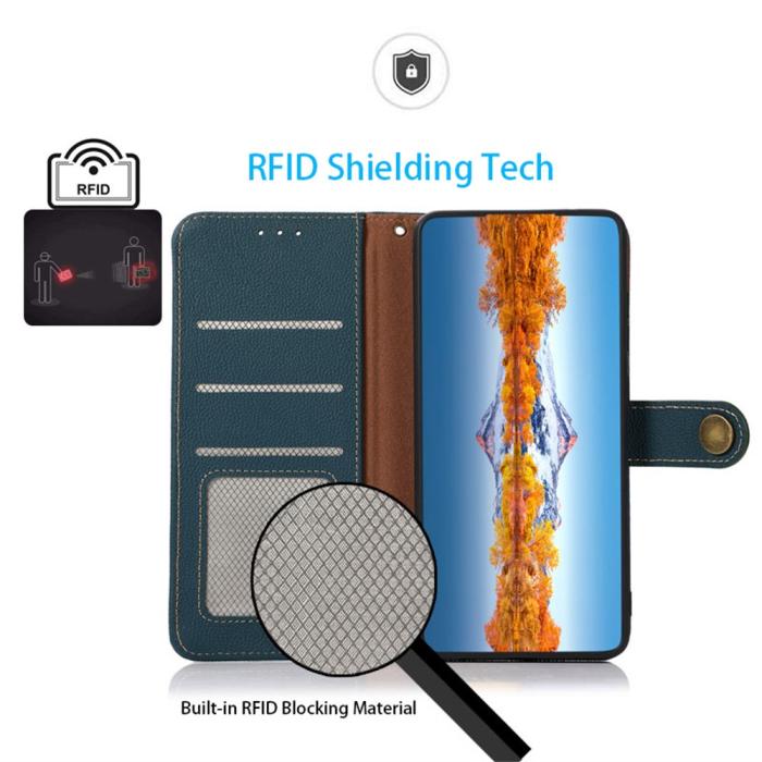 Bild 2, KHAZNEH KHAZNEH Samsung Galaxy S25 Ultra Fodral Äkta Läder Grön - Teknikhallen.se