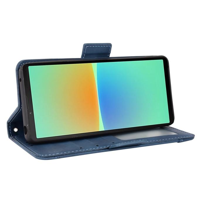 Bild 3,  Sony Xperia 10 IV Fodral Avtagbart Kortfodral Blå - Teknikhallen.se
